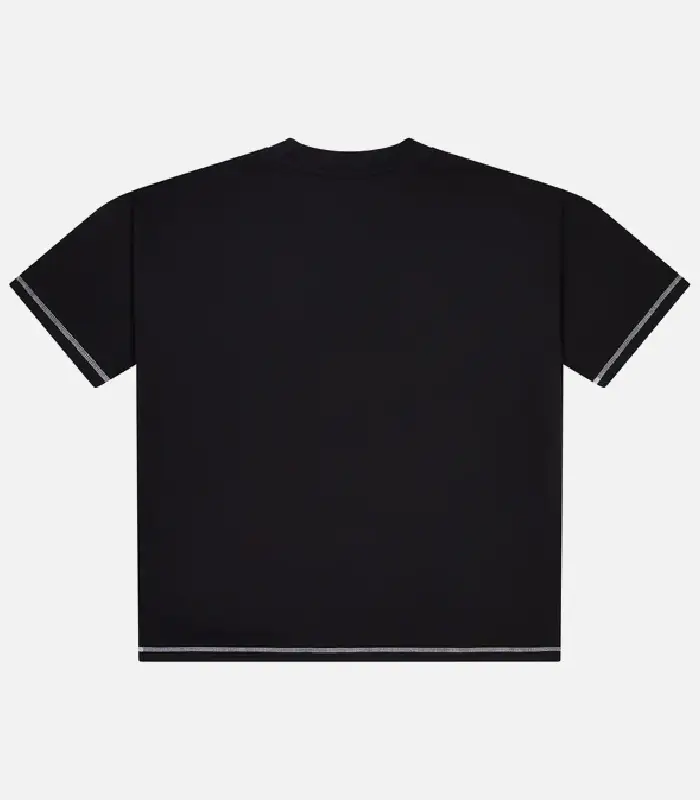 Trapstar Camiseta Patchwork Script Black (2) Trapstar Camiseta Patchwork Script Black (2)