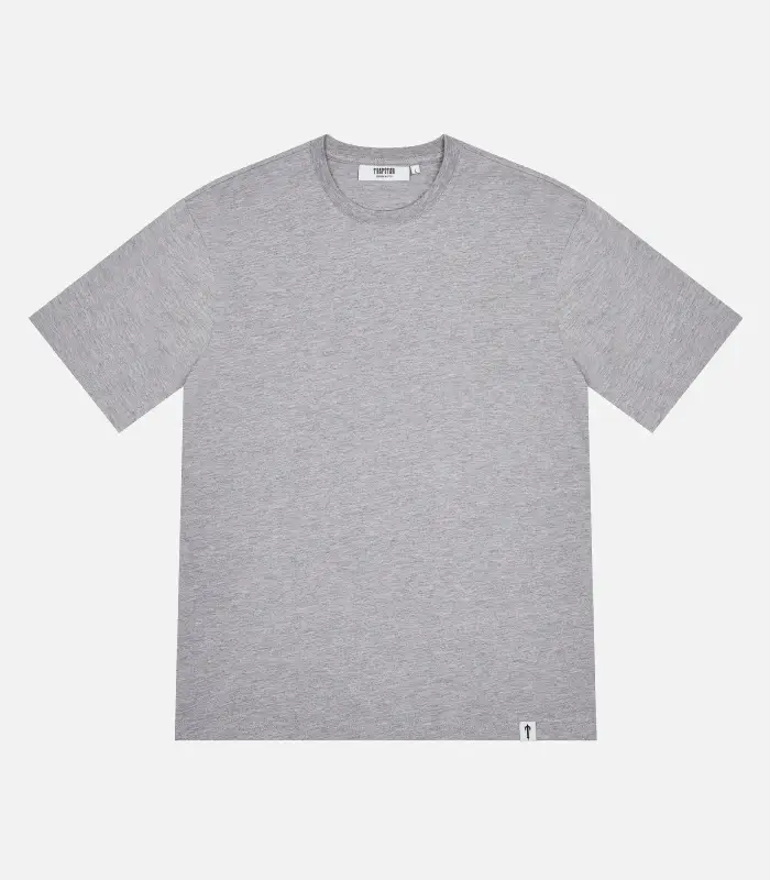 Trapstar Foundation T Shirt Gray (2) Trapstar Foundation T Shirt Gray (2)