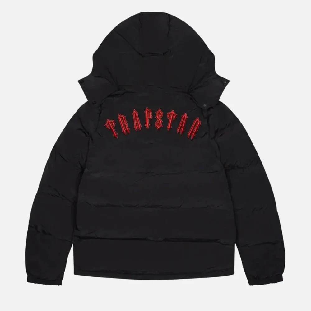 Trapstar Irongate Hooded Puffer Jacket Black (4) Trapstar Irongate Hooded Puffer Jacket Black (4)