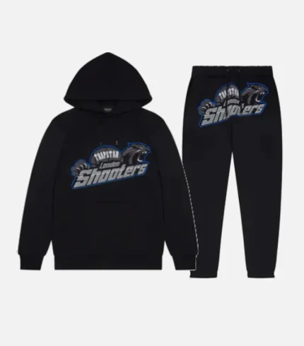 Trapstar London Shooters Tracksuit BlackBlue (3)