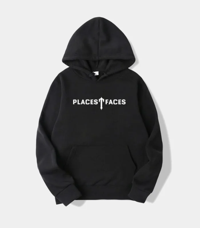 Trapstar Places T Faces Hoodie Black (2) Trapstar Places T Faces Hoodie Black (2)