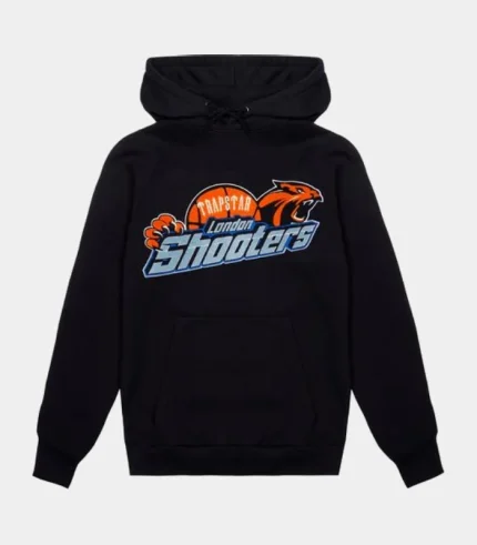 Trapstar Shooters Chenille Hoodie Black (2)