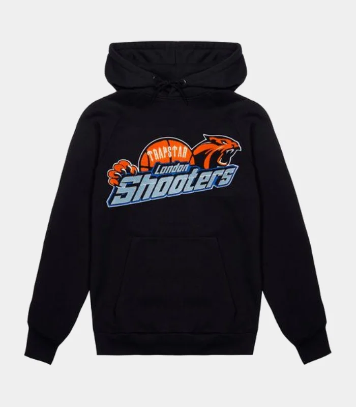 Trapstar Shooters Chenille Hoodie Black (2) Trapstar Shooters Chenille Hoodie Black (2)