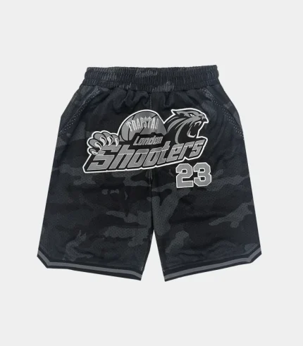 Trapstar Shooters SS23 Basketball Shorts Black (2)