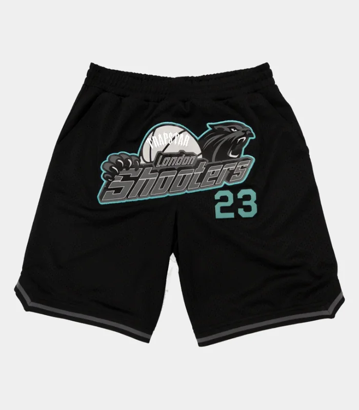 Trapstar Shooters SS23 Basketball Shorts BlackNavy (2) Trapstar Shooters SS23 Basketball Shorts BlackNavy (2)